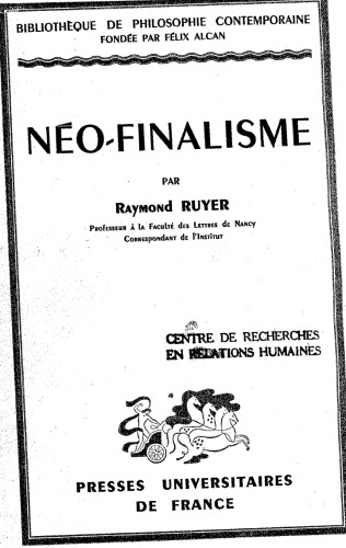 Néo-Finalisme