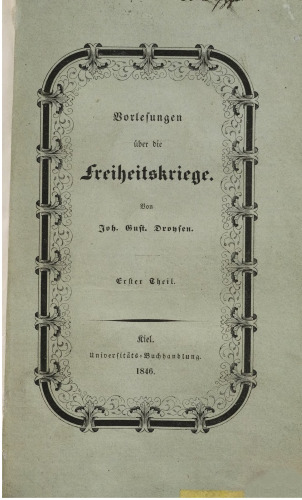 Vorlesungen über die Freiheitskriege