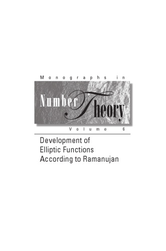 Development of Elliptic Functions According to Ramanujan