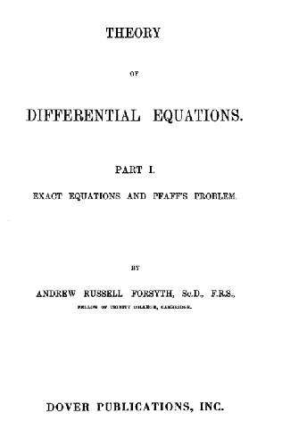 Theory of differential equations