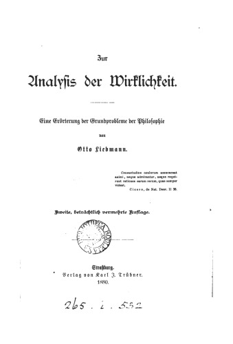Otto Liebmann