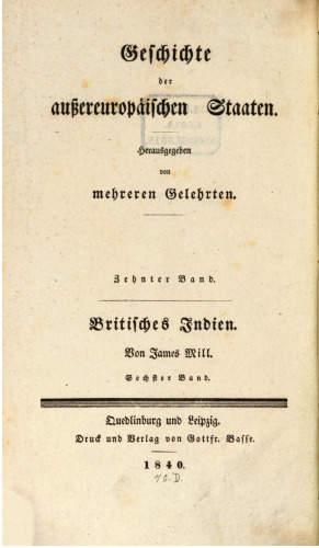 Geschichte des britischen Indien