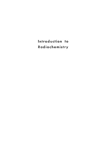 Introduction to radiochemistry