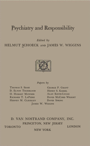 Psychiatry and Responsibility