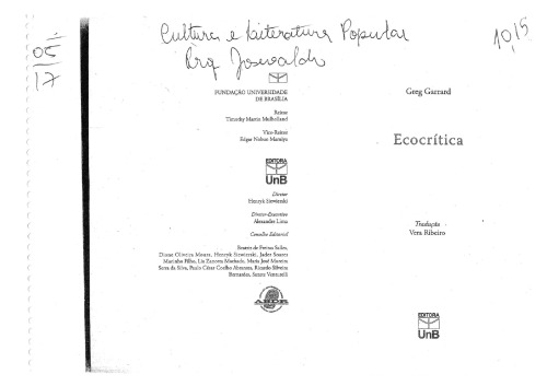 Ecocrítica