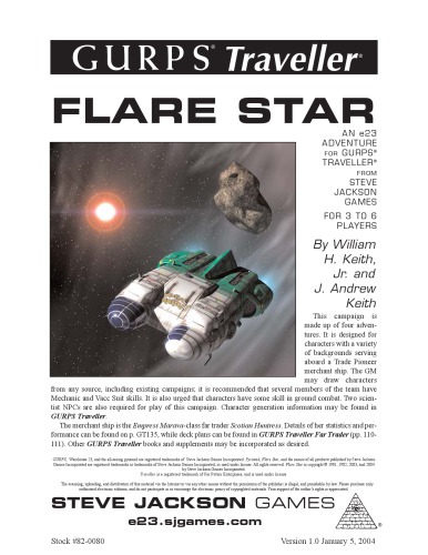 GURPS Traveller: Flare Star