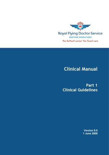 Royal Flying Doctor Service Clinical Manual