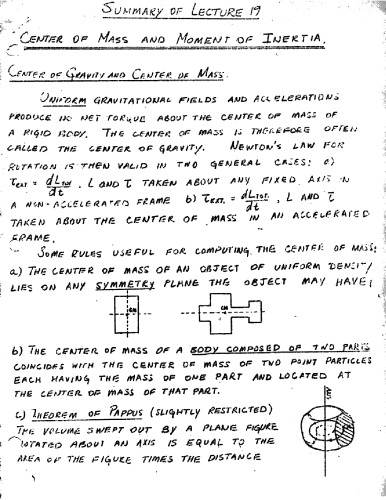 Feynman, Lectures on Physics Original Class Notes