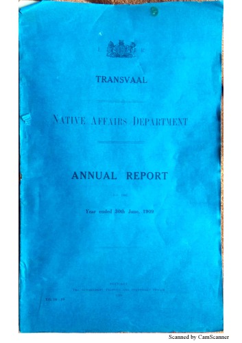 Transvaal Native Affairs Department Annual Report