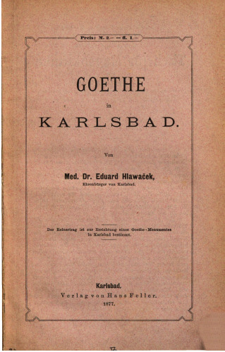 Goethe in Karlsbad