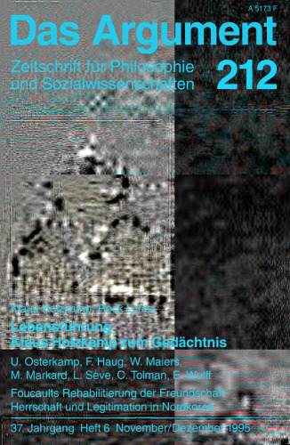 Lebensführung - Klaus Holzkamp zum Gedächtnis