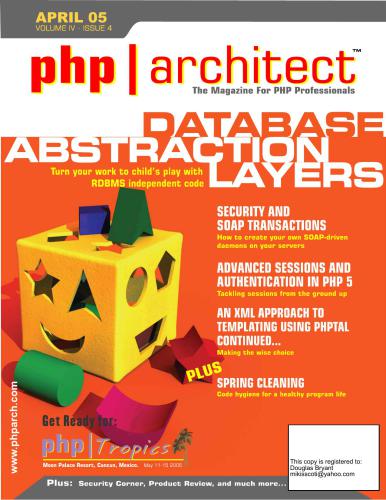 php|architect (vol. 4, issue 4. February 2005)