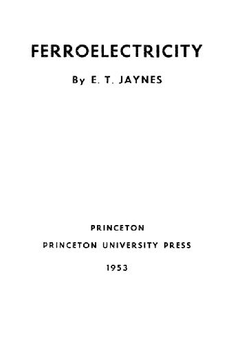 Ferroelectricity