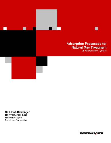 Adsorption Processes for Natural Gas Treatment: A Technology Update