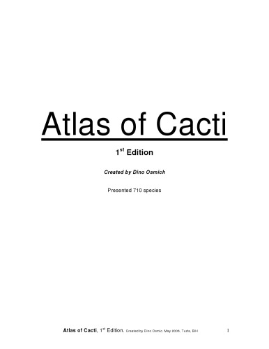 Atlas of Cacti