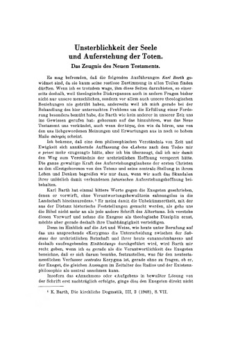 Unsterblichkeit der Seele und Auferstehung der Toten. Das Zeugnis des Neuen Testaments