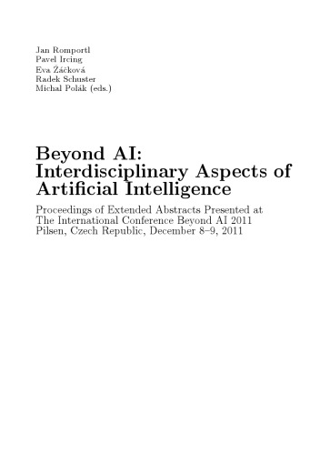 Beyond AI: Interdisciplinary Aspects of Artificial Intelligence