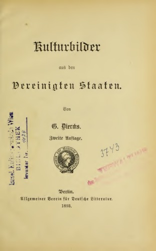 Kulturbilder aus den Vereinigten Staaten