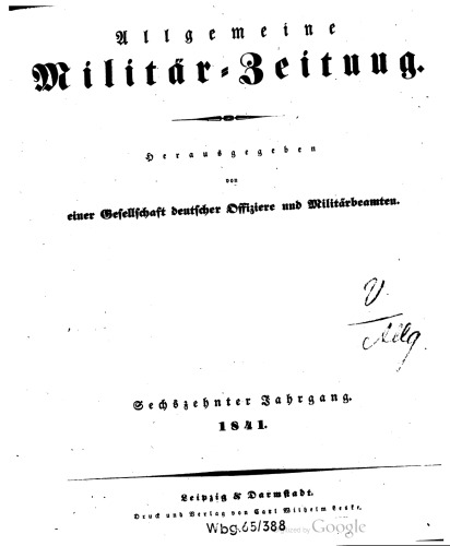 Allgemeine Militär-Zeitung