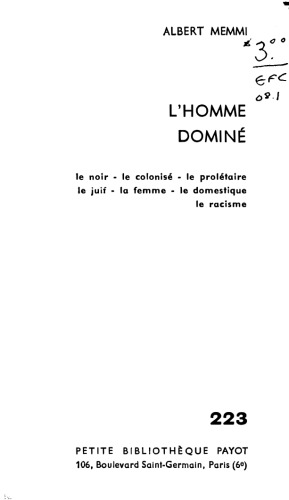 L'Homme dominé