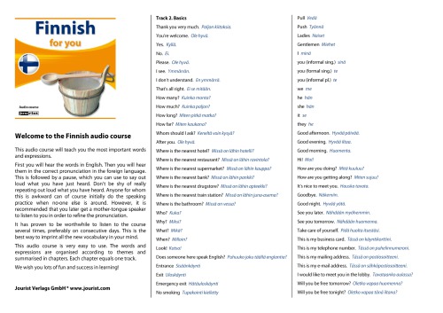 Finnish for you