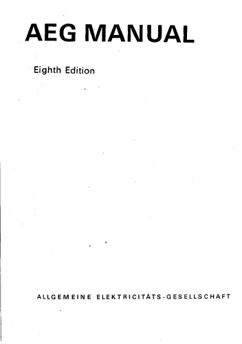 AEG Manual