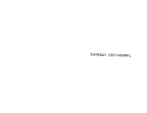 Treatise on Natural Philosophy