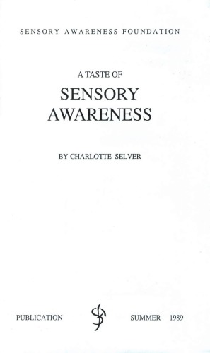 A Taste of Sensory Awareness
