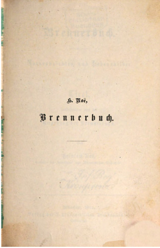 Brennerbuch. Naturansichten und Lebensbilder aus Tirol, insbesondere aus der Umgebung der Brennerbahn