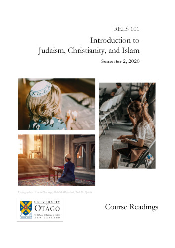 RELS 101 Introduction to Judaism, Christianity, and Islam. Course Readings