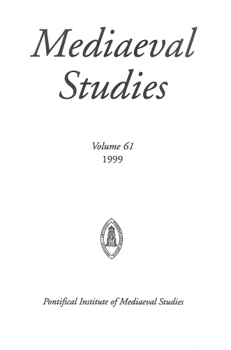 Mediaeval Studies