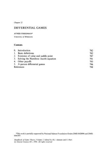 Handbook of Game Theory. Volume 2