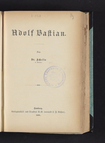 Adolf Bastian