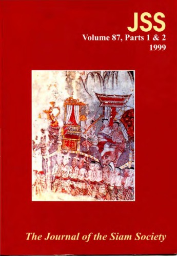 Journal of the Siam Society; 87