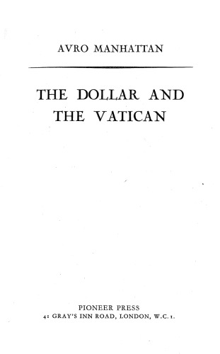 The dollar and the vatican