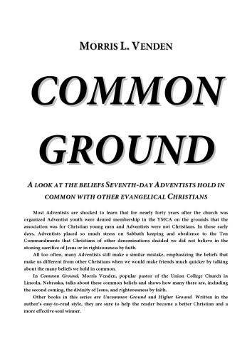 Common Ground (Foundations for Faith 1) - pdf