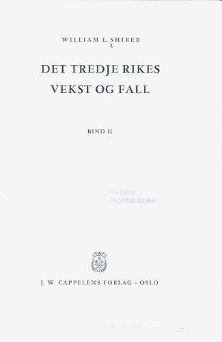 Det tredje rikes vekst og fall 2