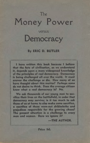 The Money Power versus Demcracy