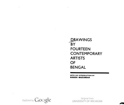 Drawings by Fourteen Contemporary Artists of Bengal