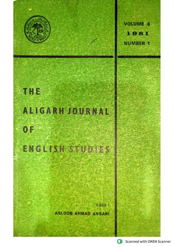 The Aligarh Journal of English Stuies