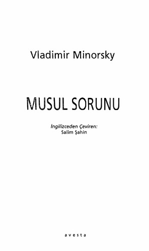 Musul Sorunu