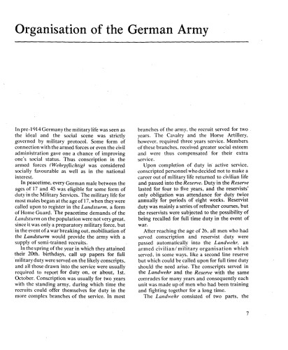 The Imperial German army 1900 - 1918