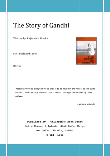 The story of Gandhi