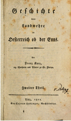 Geschichte der Landwehre in Österreich ob der Enns