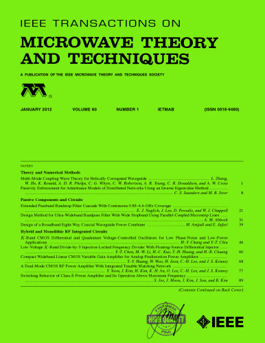 IEEE MTT-V060-I01 (2012-01)