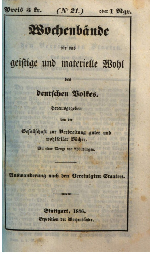 Auswanderung nach den Vereinigten Staaten