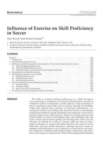 sports medicine Volume 41 Issue 7 July 2011