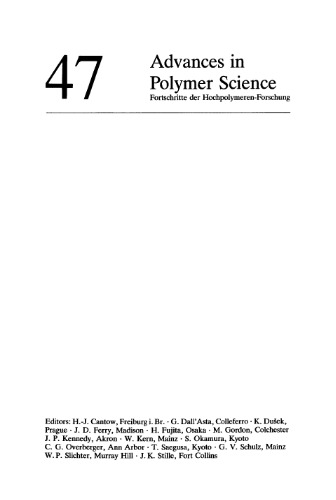Synthesis And Degradation Rheology And Extrusion