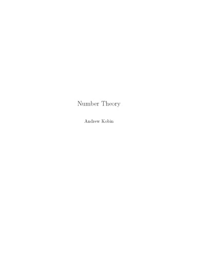 Number Theory