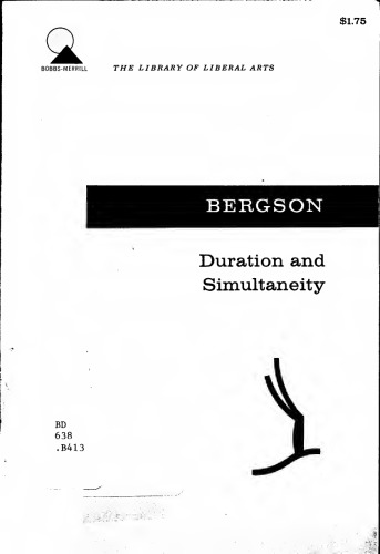 Duration and simultaneity, with reference to Einstein's theory.